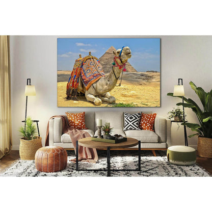 Camel And Pyramid №SL1020 Ready to Hang Canvas PrintCanvas art arrives ready to hang, with hanging accessories included and no additional framing required. Every canvas print is hand-crafted, made on-demand at our workshop and expertly stretched around 10