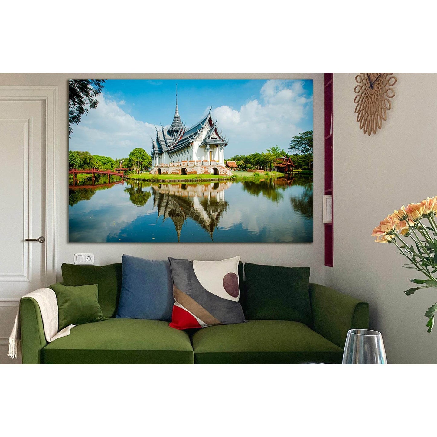 Sanphet Prasat Palace №SL1371 Ready to Hang Canvas PrintCanvas art arrives ready to hang, with hanging accessories included and no additional framing required. Every canvas print is hand-crafted, made on-demand at our workshop and expertly stretched aroun