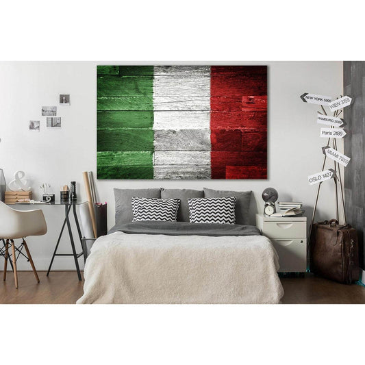 Flag Of Italy №SL1164 Ready to Hang Canvas PrintCanvas art arrives ready to hang, with hanging accessories included and no additional framing required. Every canvas print is hand-crafted, made on-demand at our workshop and expertly stretched around 100% N