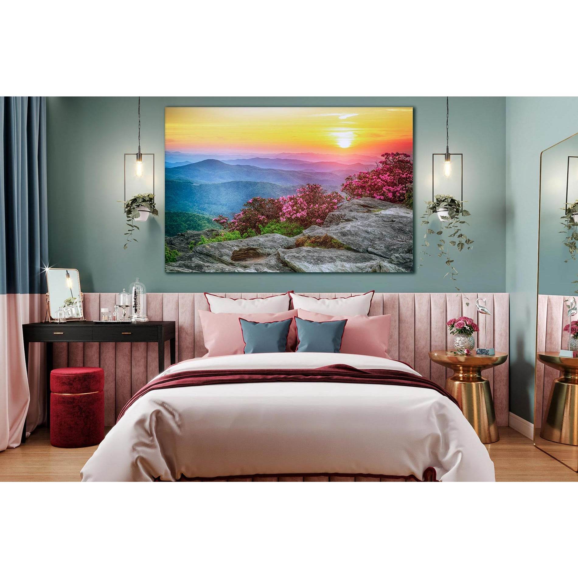 Beautiful Landscape Hills And Sunset №SL229 Ready to Hang Canvas PrintCanvas art arrives ready to hang, with hanging accessories included and no additional framing required. Every canvas print is hand-crafted, made on-demand at our workshop and expertly s
