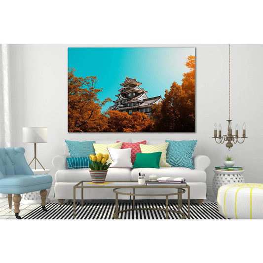 Autumn Okayama Castle №SL621 Ready to Hang Canvas PrintCanvas art arrives ready to hang, with hanging accessories included and no additional framing required. Every canvas print is hand-crafted, made on-demand at our workshop and expertly stretched around