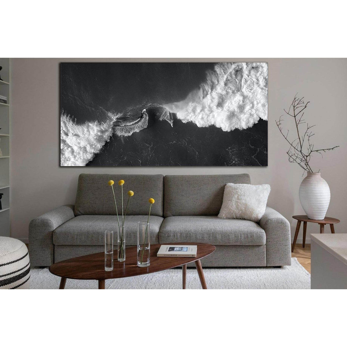 Sea Waves & Surfers №SL851 Ready to Hang Canvas PrintCanvas art arrives ready to hang, with hanging accessories included and no additional framing required. Every canvas print is hand-crafted, made on-demand at our workshop and expertly stretched around 1