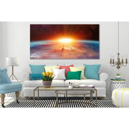 Planet Earth With A Spectacular Sunset №SL431 Ready to Hang Canvas PrintCanvas art arrives ready to hang, with hanging accessories included and no additional framing required. Every canvas print is hand-crafted, made on-demand at our workshop and expertly
