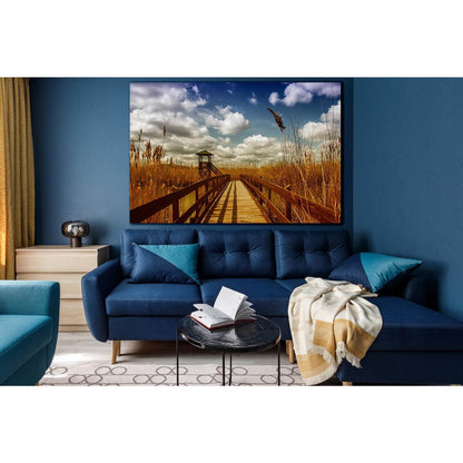 Wooden Bridge Across The River №SL1130 Ready to Hang Canvas PrintCanvas art arrives ready to hang, with hanging accessories included and no additional framing required. Every canvas print is hand-crafted, made on-demand at our workshop and expertly stretc