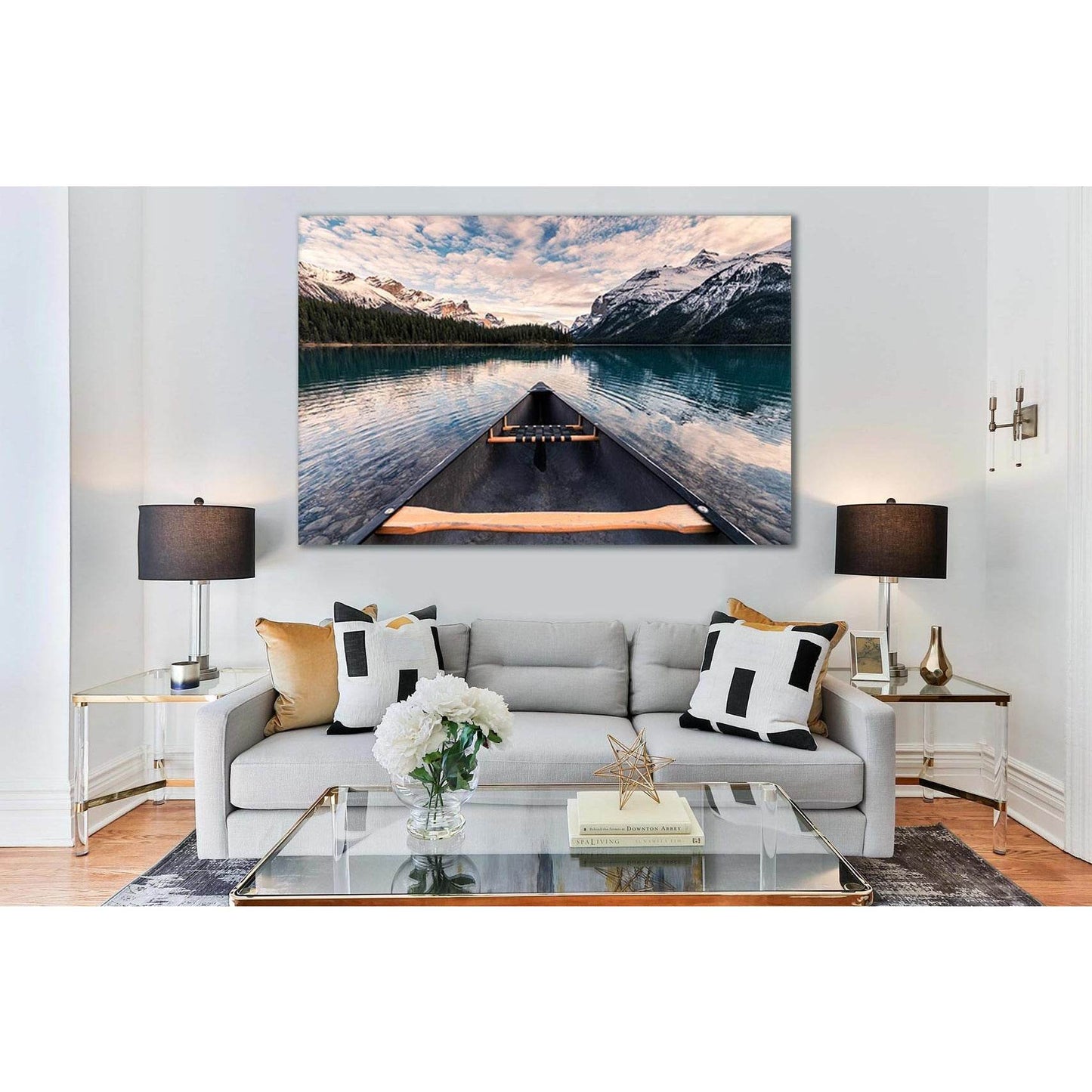 Maligne Lake №Sl41 Ready to Hang Canvas PrintCanvas art arrives ready to hang, with hanging accessories included and no additional framing required. Every canvas print is hand-crafted, made on-demand at our workshop and expertly stretched around 100% Nort