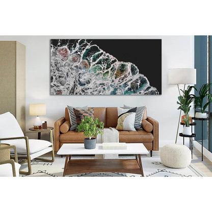 Aerial Ocean Waves №SL174 Ready to Hang Canvas PrintCanvas art arrives ready to hang, with hanging accessories included and no additional framing required. Every canvas print is hand-crafted, made on-demand at our workshop and expertly stretched around 10