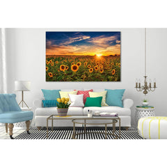 Sunflowers And Beautiful Sunset №SL221 Ready to Hang Canvas PrintCanvas art arrives ready to hang, with hanging accessories included and no additional framing required. Every canvas print is hand-crafted, made on-demand at our workshop and expertly stretc