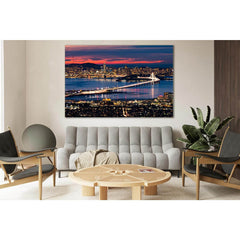 Rotterdam During Nighttime №SL330 Ready to Hang Canvas PrintCanvas art arrives ready to hang, with hanging accessories included and no additional framing required. Every canvas print is hand-crafted, made on-demand at our workshop and expertly stretched a