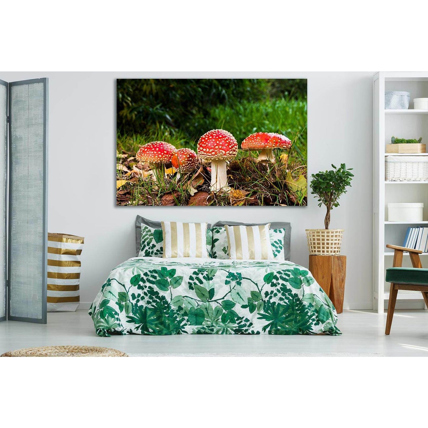 Autumn Red Amanita №SL630 Ready to Hang Canvas PrintCanvas art arrives ready to hang, with hanging accessories included and no additional framing required. Every canvas print is hand-crafted, made on-demand at our workshop and expertly stretched around 10