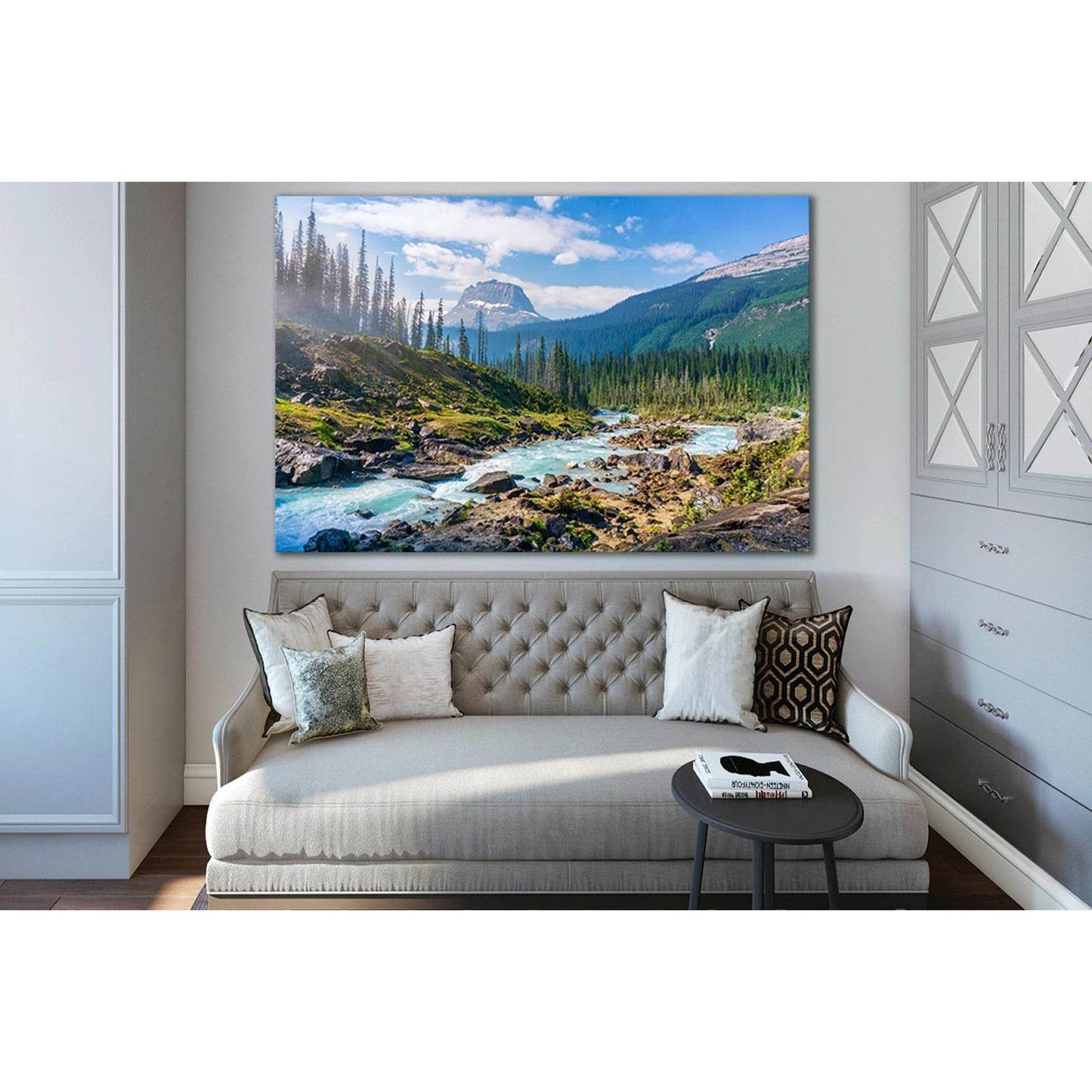 Gorgeous Mountain River №SL1592 Ready to Hang Canvas PrintCanvas art arrives ready to hang, with hanging accessories included and no additional framing required. Every canvas print is hand-crafted, made on-demand at our workshop and expertly stretched aro