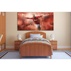 Wayne Rooney Footballer In Red Smoke №SL932 Ready to Hang Canvas PrintCanvas art arrives ready to hang, with hanging accessories included and no additional framing required. Every canvas print is hand-crafted, made on-demand at our workshop and expertly s