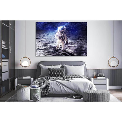 Astronaut Moon Surface №SL385 Ready to Hang Canvas PrintCanvas art arrives ready to hang, with hanging accessories included and no additional framing required. Every canvas print is hand-crafted, made on-demand at our workshop and expertly stretched aroun