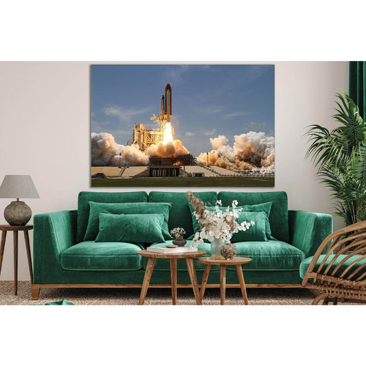Space Shuttle Launch №SL790 Ready to Hang Canvas PrintCanvas art arrives ready to hang, with hanging accessories included and no additional framing required. Every canvas print is hand-crafted, made on-demand at our workshop and expertly stretched around
