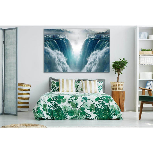 Waterfalls Landscape Fantasy №SL447 Ready to Hang Canvas PrintCanvas art arrives ready to hang, with hanging accessories included and no additional framing required. Every canvas print is hand-crafted, made on-demand at our workshop and expertly stretched