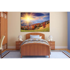 Mountain Forest At Sunset №SL248 Ready to Hang Canvas PrintCanvas art arrives ready to hang, with hanging accessories included and no additional framing required. Every canvas print is hand-crafted, made on-demand at our workshop and expertly stretched ar