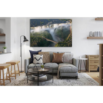 Victoria Falls Top View №SL476 Ready to Hang Canvas PrintCanvas art arrives ready to hang, with hanging accessories included and no additional framing required. Every canvas print is hand-crafted, made on-demand at our workshop and expertly stretched arou