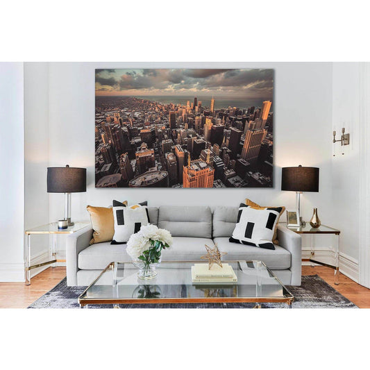 Chicago Cityscapes №SL329 Ready to Hang Canvas PrintCanvas art arrives ready to hang, with hanging accessories included and no additional framing required. Every canvas print is hand-crafted, made on-demand at our workshop and expertly stretched around 10