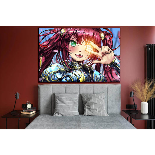 Joyful Anime Style Girl №SL1219 Ready to Hang Canvas PrintCanvas art arrives ready to hang, with hanging accessories included and no additional framing required. Every canvas print is hand-crafted, made on-demand at our workshop and expertly stretched aro