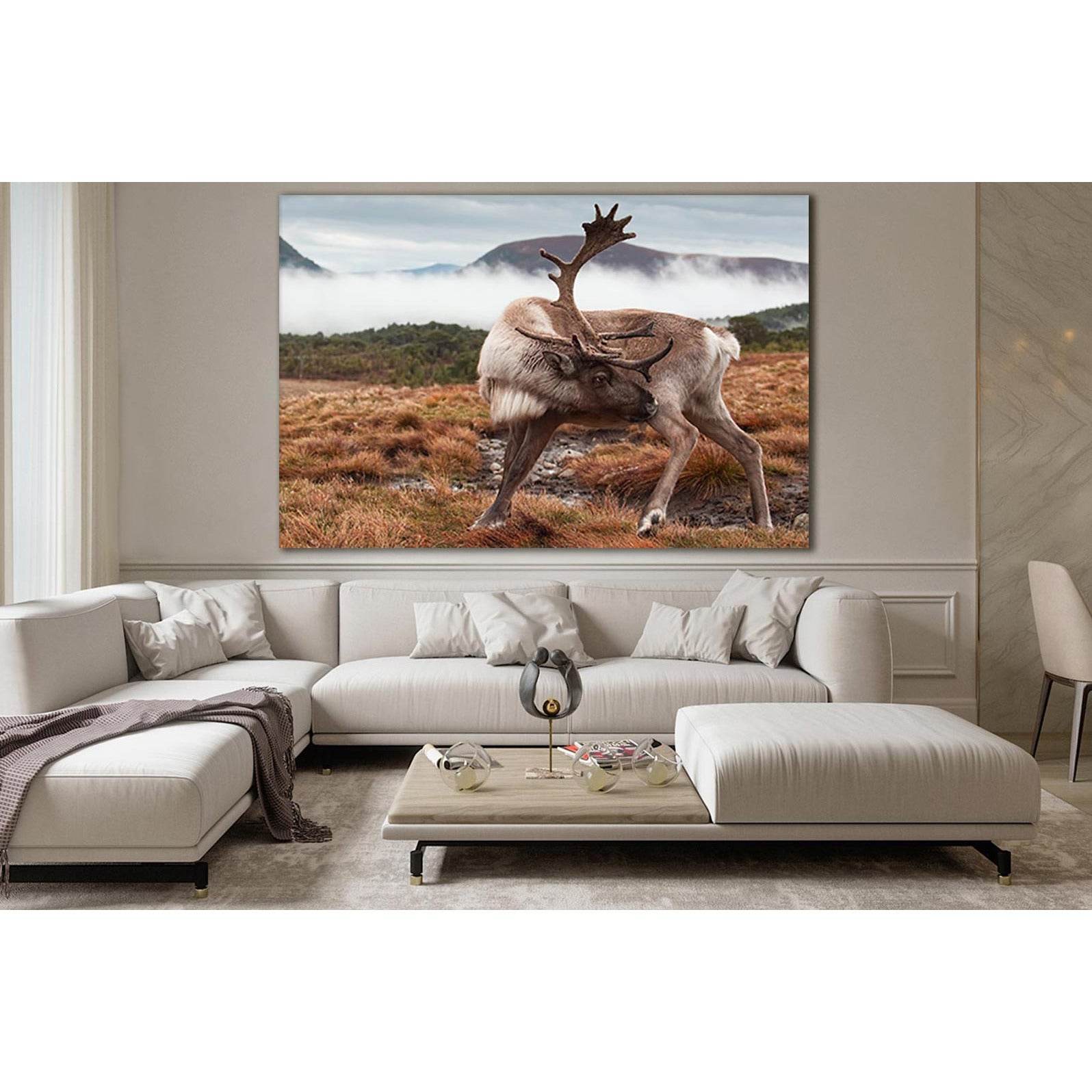 Beautiful Reindeer №SL1031 Ready to Hang Canvas PrintCanvas art arrives ready to hang, with hanging accessories included and no additional framing required. Every canvas print is hand-crafted, made on-demand at our workshop and expertly stretched around 1