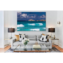 Rocks Ocean Waves №SL132 Ready to Hang Canvas PrintCanvas art arrives ready to hang, with hanging accessories included and no additional framing required. Every canvas print is hand-crafted, made on-demand at our workshop and expertly stretched around 100
