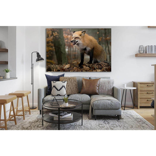 Wild Fox In The Autumn Forest №SL1007 Ready to Hang Canvas PrintCanvas art arrives ready to hang, with hanging accessories included and no additional framing required. Every canvas print is hand-crafted, made on-demand at our workshop and expertly stretch
