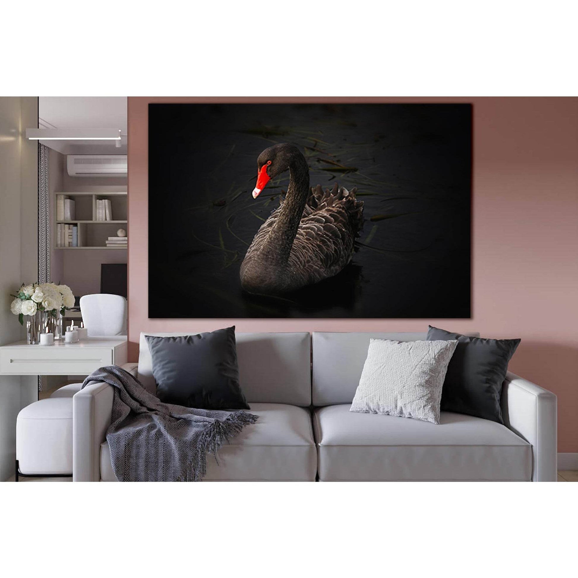 Black Swan №SL1502 Ready to Hang Canvas PrintCanvas art arrives ready to hang, with hanging accessories included and no additional framing required. Every canvas print is hand-crafted, made on-demand at our workshop and expertly stretched around 100% Nort