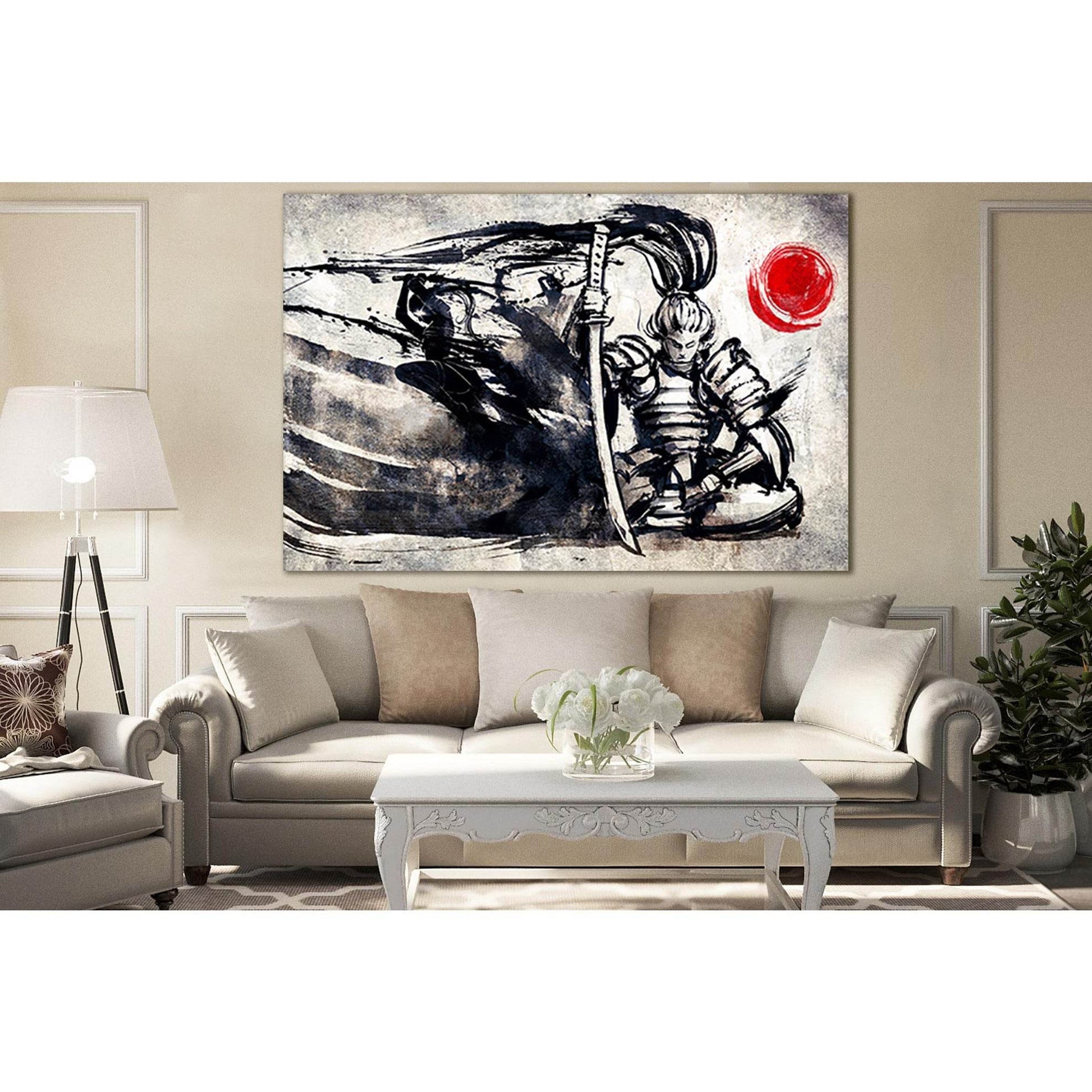 Samurai Sits In A Meditative Pose №SL1243 Ready to Hang Canvas PrintCanvas art arrives ready to hang, with hanging accessories included and no additional framing required. Every canvas print is hand-crafted, made on-demand at our workshop and expertly str