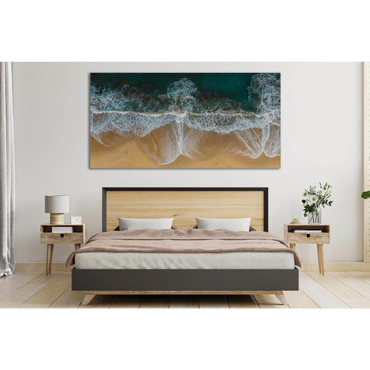 Waves Splashing On Sand Beach №SL121 Ready to Hang Canvas PrintCanvas art arrives ready to hang, with hanging accessories included and no additional framing required. Every canvas print is hand-crafted, made on-demand at our workshop and expertly stretche