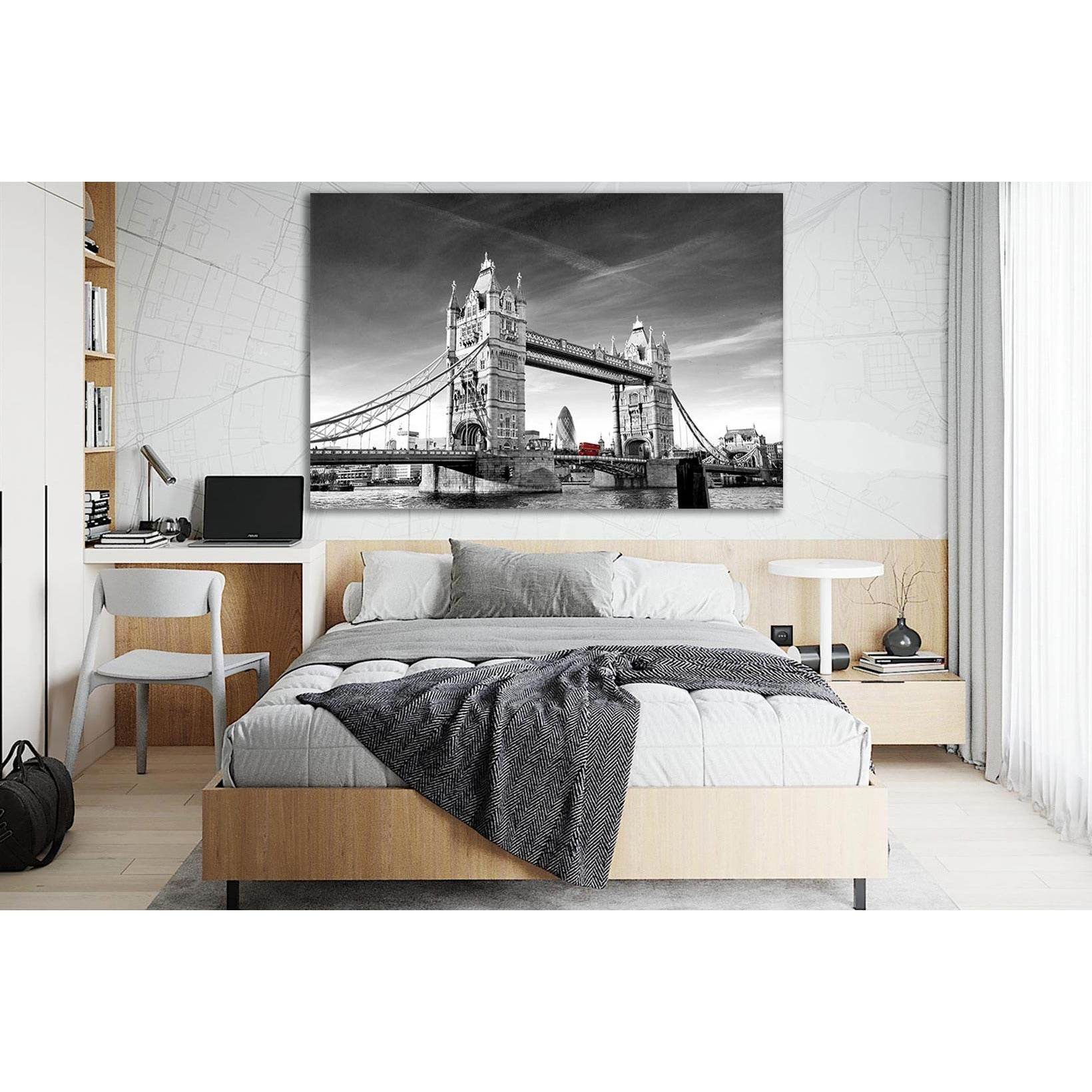 Bus Driving Across Tower Bridge №SL876 Ready to Hang Canvas PrintCanvas art arrives ready to hang, with hanging accessories included and no additional framing required. Every canvas print is hand-crafted, made on-demand at our workshop and expertly stretc