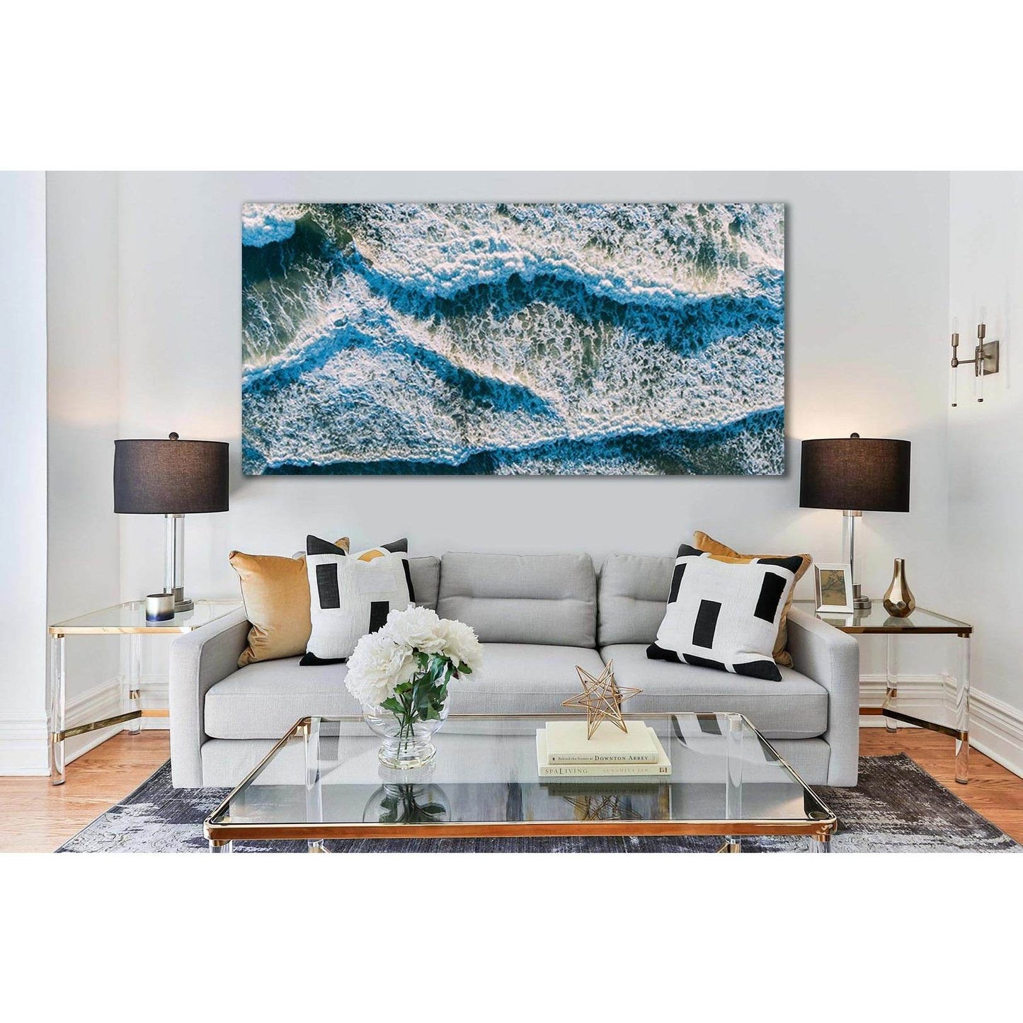 Foam Waves №SL123 Ready to Hang Canvas PrintCanvas art arrives ready to hang, with hanging accessories included and no additional framing required. Every canvas print is hand-crafted, made on-demand at our workshop and expertly stretched around 100% North