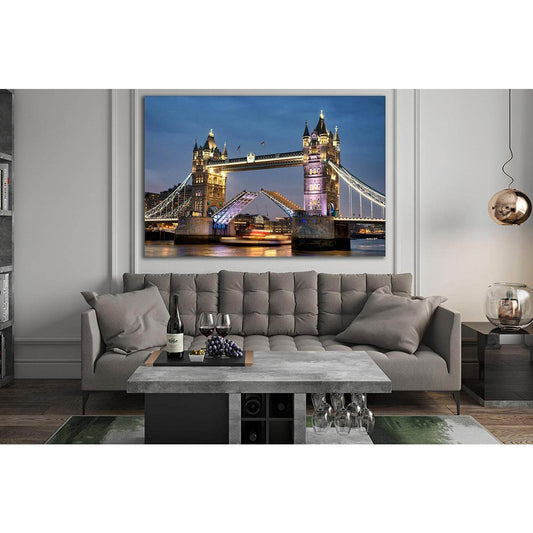 Tower Bridge London №SL1102 Ready to Hang Canvas PrintCanvas art arrives ready to hang, with hanging accessories included and no additional framing required. Every canvas print is hand-crafted, made on-demand at our workshop and expertly stretched around