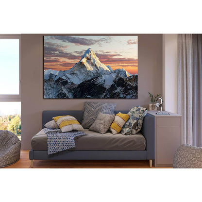 Mount At Sunset №SL1595 Ready to Hang Canvas PrintCanvas art arrives ready to hang, with hanging accessories included and no additional framing required. Every canvas print is hand-crafted, made on-demand at our workshop and expertly stretched around 100%