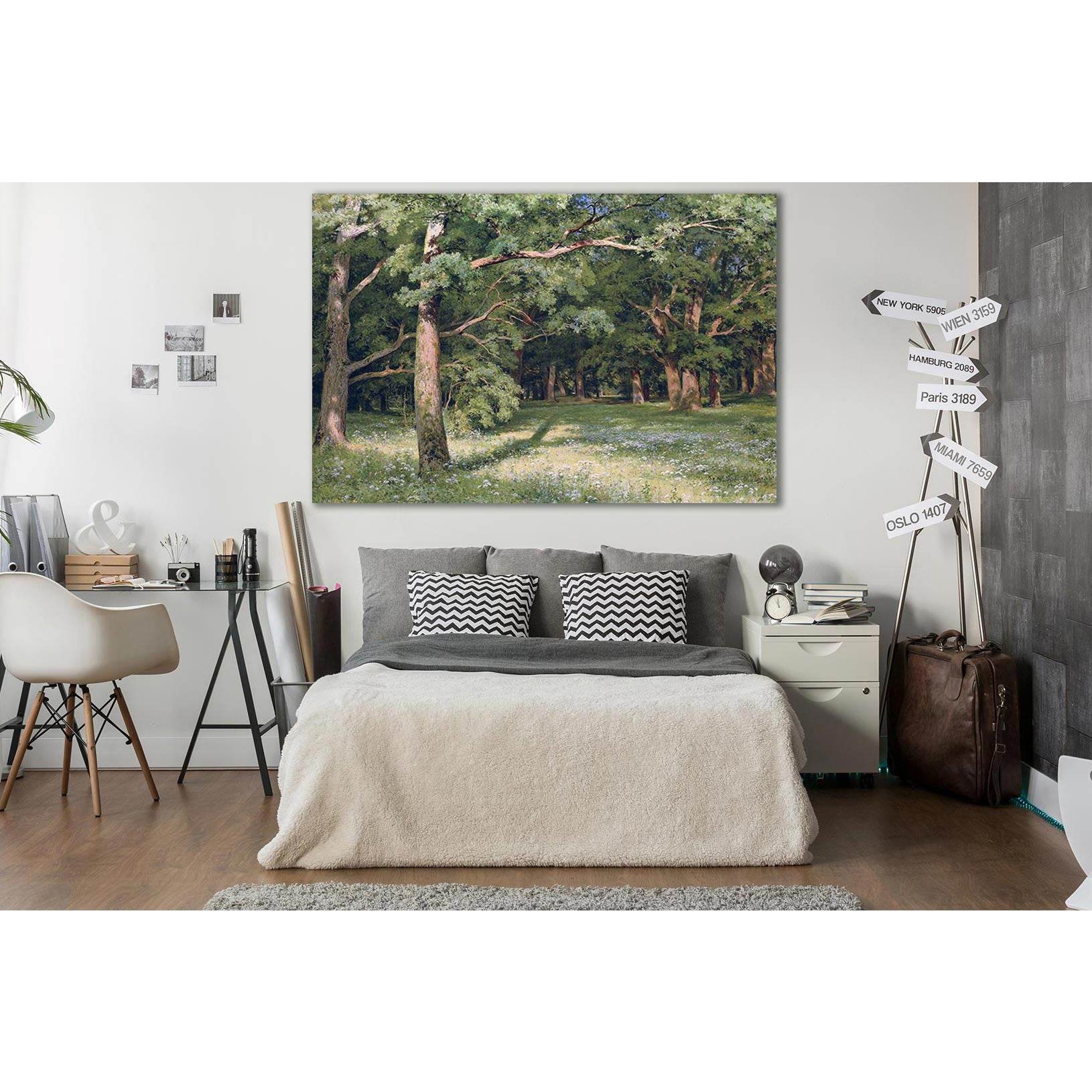 Forest Glade Ivan Shishkin Oil Painting №SL571 Ready to Hang Canvas PrintCanvas art arrives ready to hang, with hanging accessories included and no additional framing required. Every canvas print is hand-crafted, made on-demand at our workshop and expertl