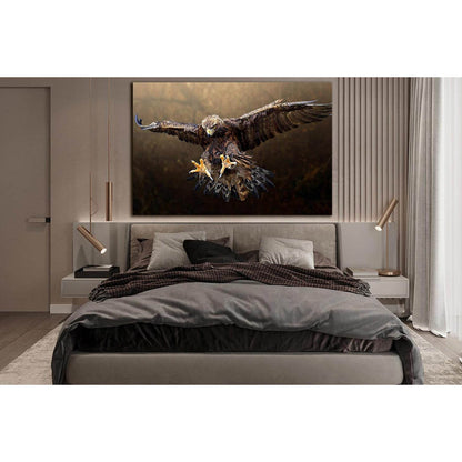 Beautiful Flying Eagle №SL1503 Ready to Hang Canvas PrintCanvas art arrives ready to hang, with hanging accessories included and no additional framing required. Every canvas print is hand-crafted, made on-demand at our workshop and expertly stretched arou