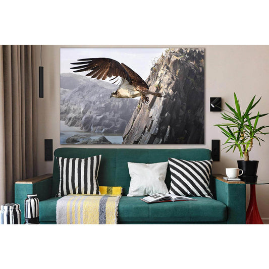 HawkI In Flight №SL994 Ready to Hang Canvas PrintCanvas art arrives ready to hang, with hanging accessories included and no additional framing required. Every canvas print is hand-crafted, made on-demand at our workshop and expertly stretched around 100%