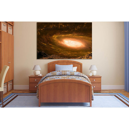 Galaxy In Far Space №SL436 Ready to Hang Canvas PrintCanvas art arrives ready to hang, with hanging accessories included and no additional framing required. Every canvas print is hand-crafted, made on-demand at our workshop and expertly stretched around 1