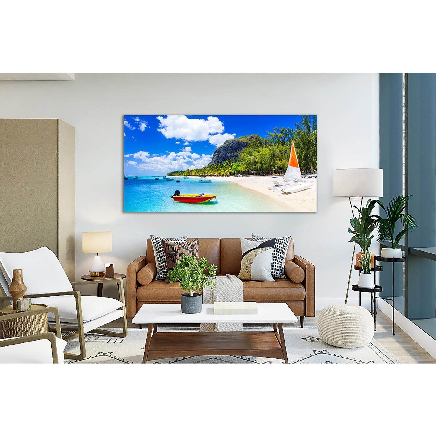 Beautiful Island Mauritius №SL65 Ready to Hang Canvas PrintCanvas art arrives ready to hang, with hanging accessories included and no additional framing required. Every canvas print is hand-crafted, made on-demand at our workshop and expertly stretched ar