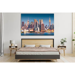 Midtown Manhattan Skyline №SL380 Ready to Hang Canvas PrintCanvas art arrives ready to hang, with hanging accessories included and no additional framing required. Every canvas print is hand-crafted, made on-demand at our workshop and expertly stretched ar