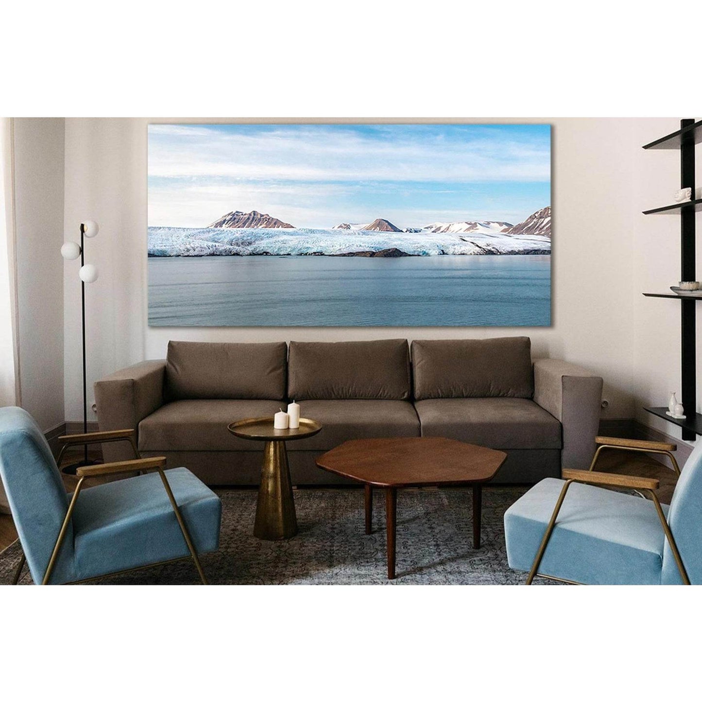 Nordenskiöld Glacier At Pyramiden On Svalbard №SL1340 Ready to Hang Canvas PrintCanvas art arrives ready to hang, with hanging accessories included and no additional framing required. Every canvas print is hand-crafted, made on-demand at our workshop and