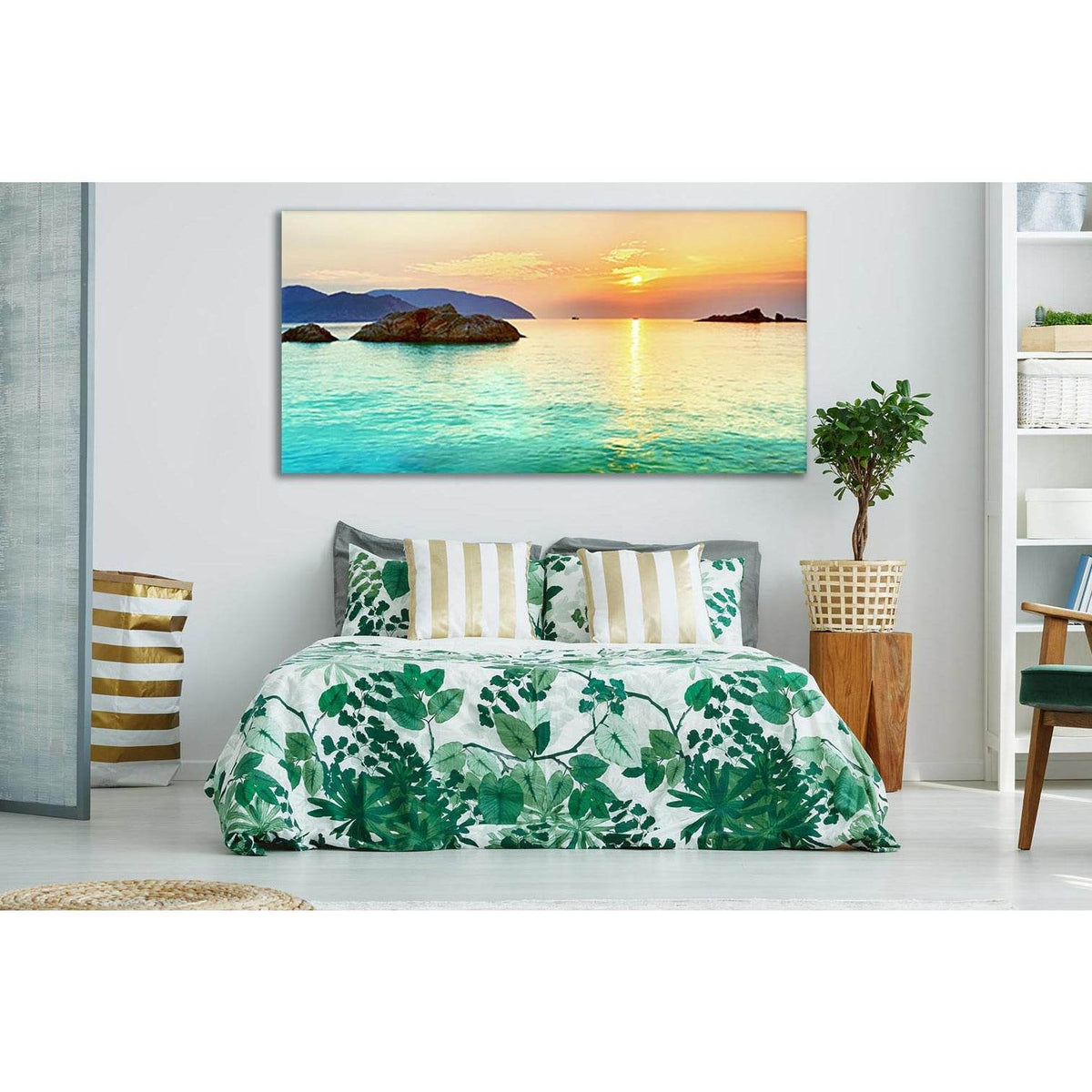 Sunset Sea Panorama №SL254 Ready to Hang Canvas PrintCanvas art arrives ready to hang, with hanging accessories included and no additional framing required. Every canvas print is hand-crafted, made on-demand at our workshop and expertly stretched around 1