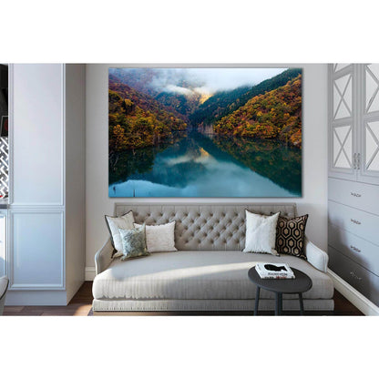 Mountain Lake In Autumn №SL1489 Ready to Hang Canvas PrintCanvas art arrives ready to hang, with hanging accessories included and no additional framing required. Every canvas print is hand-crafted, made on-demand at our workshop and expertly stretched aro