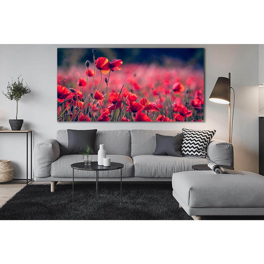 Beautiful Poppy Field №SL684 Ready to Hang Canvas PrintCanvas art arrives ready to hang, with hanging accessories included and no additional framing required. Every canvas print is hand-crafted, made on-demand at our workshop and expertly stretched around