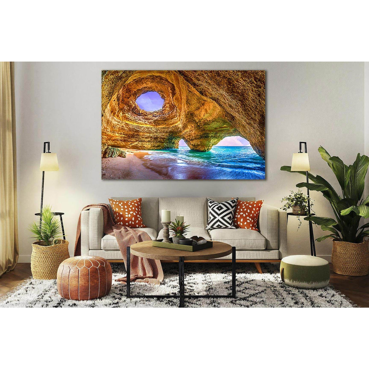 The Sea Cave №SL182 Ready to Hang Canvas PrintCanvas art arrives ready to hang, with hanging accessories included and no additional framing required. Every canvas print is hand-crafted, made on-demand at our workshop and expertly stretched around 100% Nor