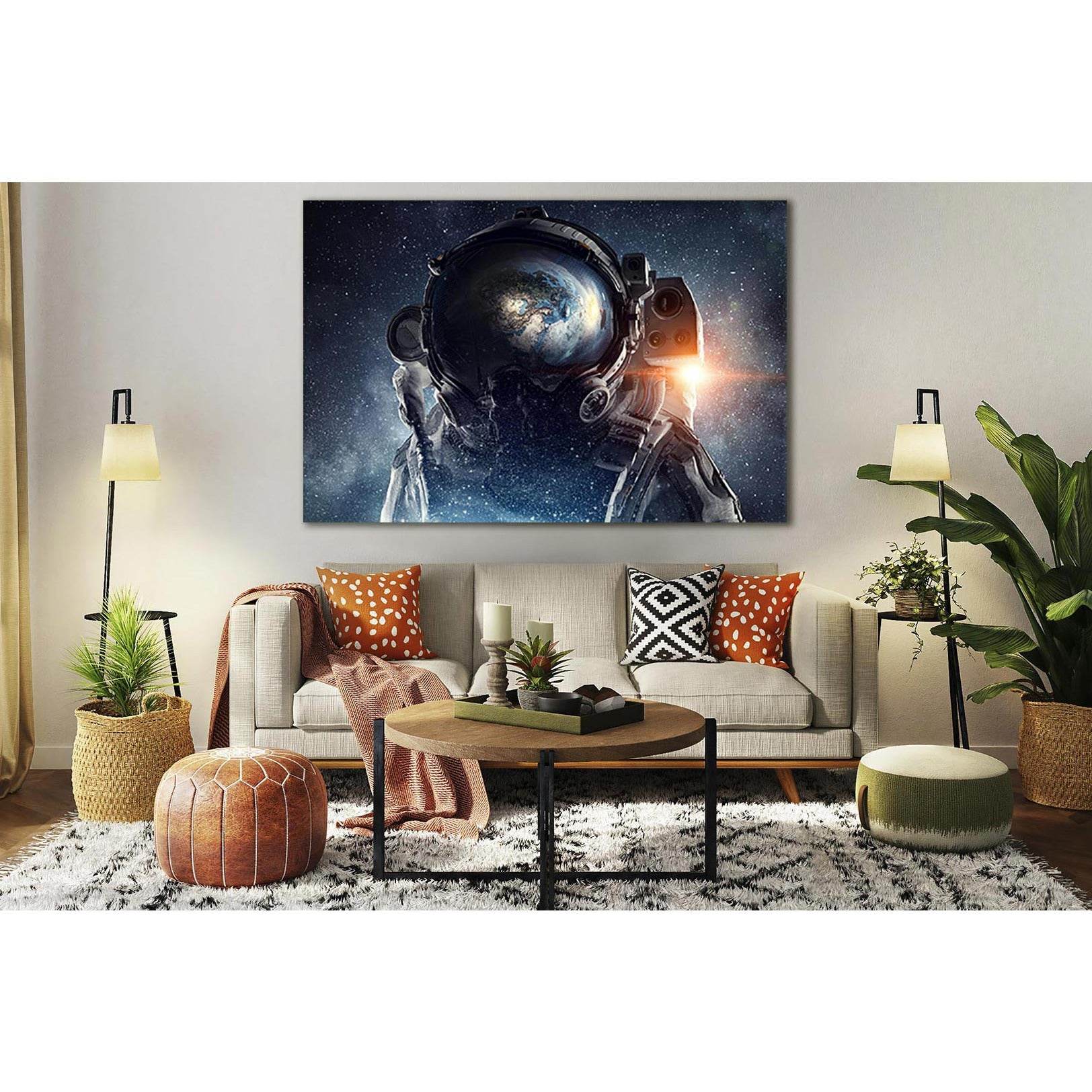 Fantastic Astronaut №SL416 Ready to Hang Canvas PrintCanvas art arrives ready to hang, with hanging accessories included and no additional framing required. Every canvas print is hand-crafted, made on-demand at our workshop and expertly stretched around 1