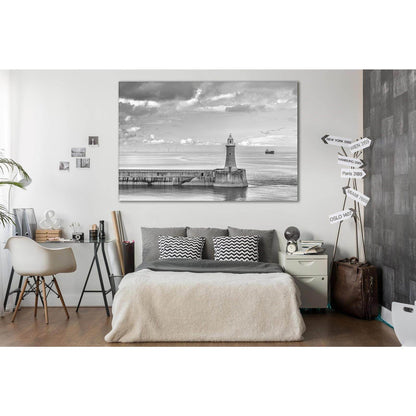 Lighthouse Black And White №SL98 Ready to Hang Canvas PrintCanvas art arrives ready to hang, with hanging accessories included and no additional framing required. Every canvas print is hand-crafted, made on-demand at our workshop and expertly stretched ar