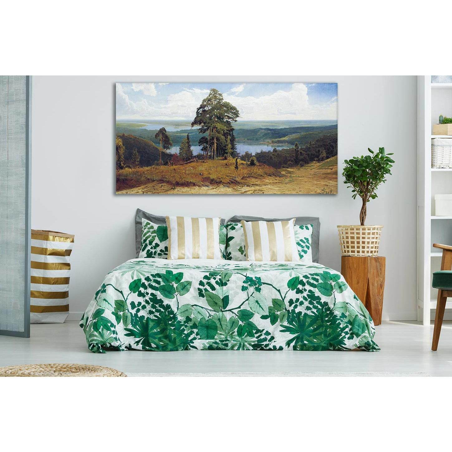 Nature Trees Oil Painting №SL573 Ready to Hang Canvas PrintCanvas art arrives ready to hang, with hanging accessories included and no additional framing required. Every canvas print is hand-crafted, made on-demand at our workshop and expertly stretched ar