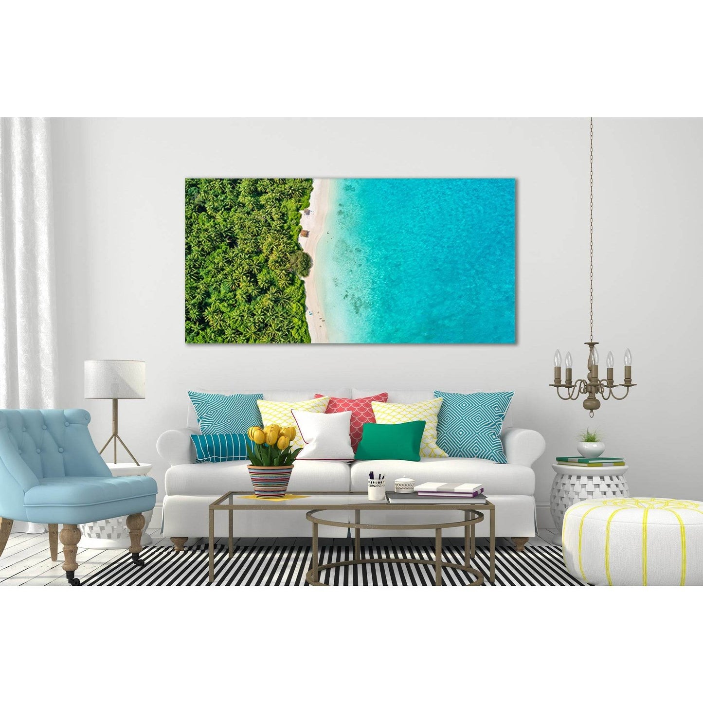 Maldives Beach №SL57 Ready to Hang Canvas PrintCanvas art arrives ready to hang, with hanging accessories included and no additional framing required. Every canvas print is hand-crafted, made on-demand at our workshop and expertly stretched around 100% No