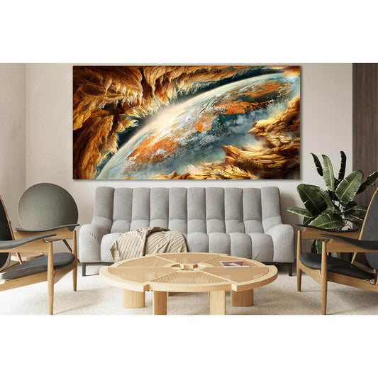 Alien Planet View №SL968 Ready to Hang Canvas PrintCanvas art arrives ready to hang, with hanging accessories included and no additional framing required. Every canvas print is hand-crafted, made on-demand at our workshop and expertly stretched around 100