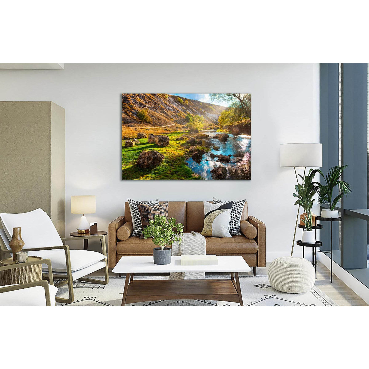 Rocks In The Flowing Water №sl04 Ready to Hang Canvas PrintCanvas art arrives ready to hang, with hanging accessories included and no additional framing required. Every canvas print is hand-crafted, made on-demand at our workshop and expertly stretched ar