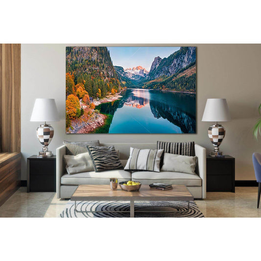 Autumn Austrian Alps №SL653 Ready to Hang Canvas PrintCanvas art arrives ready to hang, with hanging accessories included and no additional framing required. Every canvas print is hand-crafted, made on-demand at our workshop and expertly stretched around